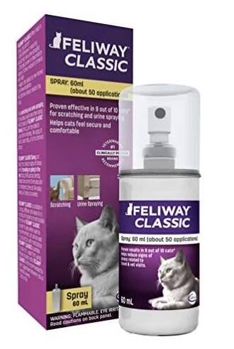 FELIWAY Classic Cat Calming Pheromone Spray (60 mL)