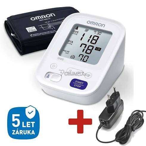 Tonometr OMRON M3 AC se síťovým zdrojem (SET) | Celimed