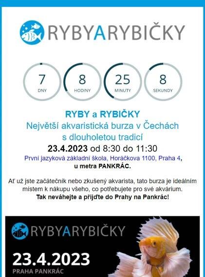 _  Akvaristická burza  Praha/Pankrác  - 23.4.2023