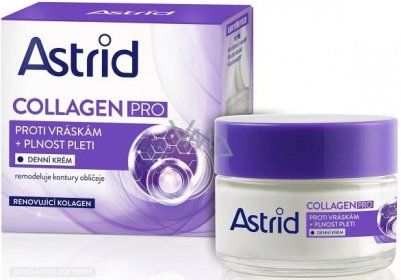 Astrid Collagen Pro proti vráskám + plnost pleti denní krém 50 ml