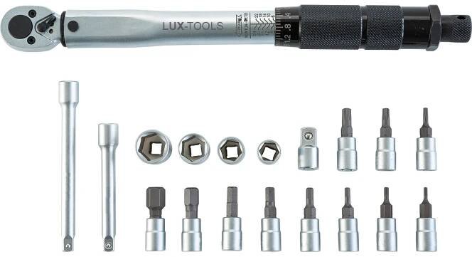 LUX-TOOLS Sada momentových klíčů, 19dílná nakoupit u OBI