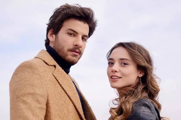 Benim Adım Melek - Episode 10 - Z natáčení - Mustafa Mert Koç, Rabia Soytürk