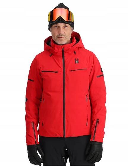 Pánská lyžařská bunda Spyder Monterosa 30k/30k PrimaLoft Gold Červená M