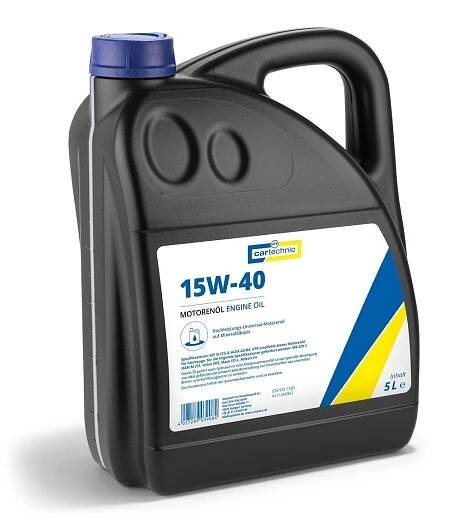 Motorový olej CARTECHNIC 15W40 5l MB 229.1 MAN M 271, 40 27289 03908 4