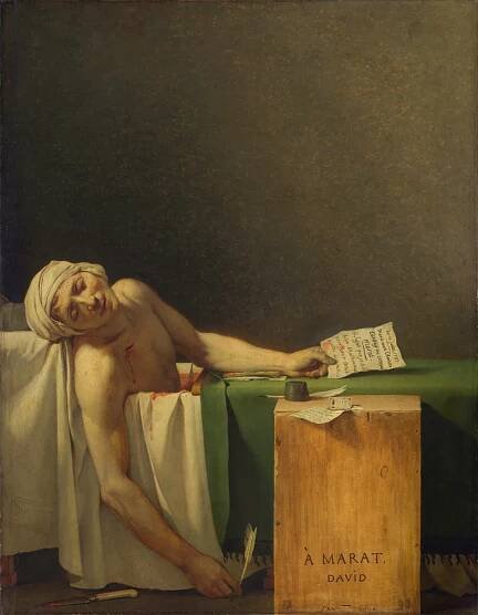Jean Paul Marat chtěl nabodávat hlavy na kůly. Vražedkyně tyrana zabila ve vaně