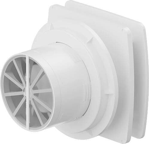 Koupelnový ventilátor MEXEN AXS 100 se zpětnou klapkou - bílý, W9601-100-00