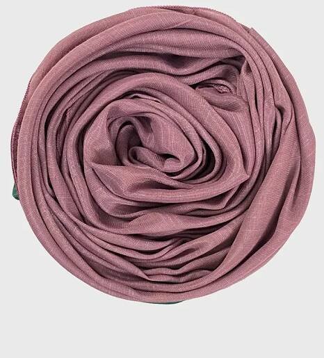 Mauve - Shiny Cheese Cotton Scarf