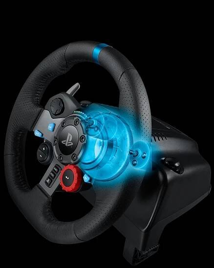 Logitech G923 Racing Wheel and Pedals for PS4/PS5 and PC - N/A - PLUGC - EMEA