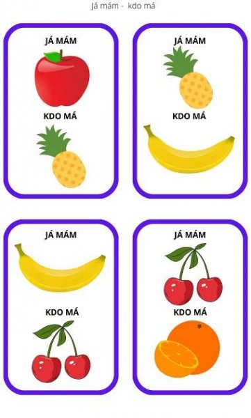 Ovoce a zelenina | Inspirace (nejen) do školky