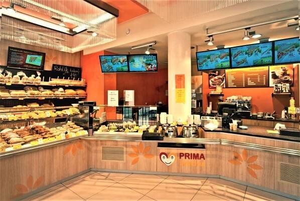 Reference návrhů a realizací interiérů prodejen od Omega Bakery