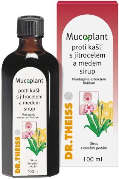 Dr. Theiss Mucoplant sirup proti kašli s jitrocelem a medem 100 ml