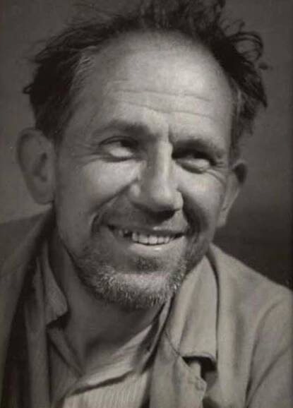 Josef Sudek na fotografii Františka Vopata, 40. léta 20. století