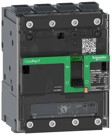 Schneider Electric C12E4TM160L výkonový vypínač 1 ks