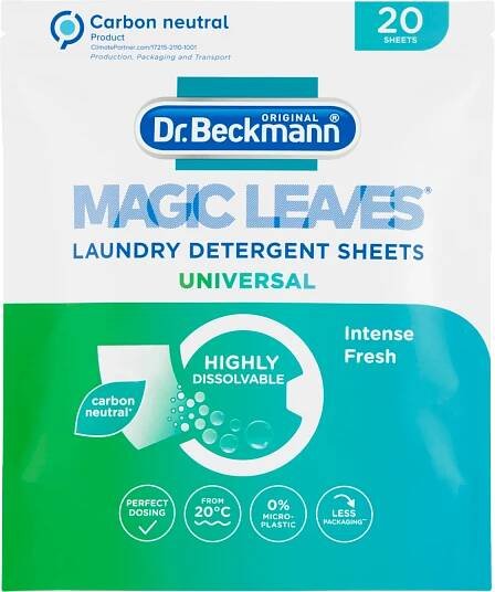 Dr. Beckmann Magic Leaves Intense Fresh Universal ubrousky na praní 20 ks od 104 Kč