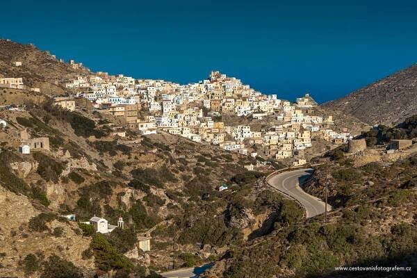 Město Olympos na ostrově Karpathos