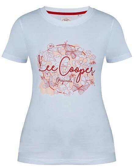 dámské tričko LEE COOPER - OPTIC WHITE - M