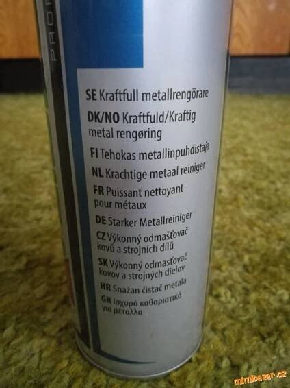 Prodám - Odmašťovac kovů a strojních dílů BALÍKOVNA 50kc, Jablonec nad Nisou | Mimibazar.cz
