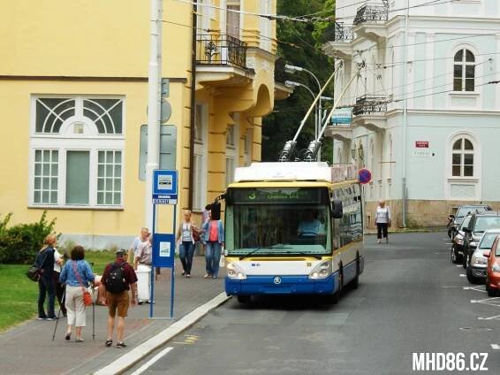 Na kukačku: Trolejbusy v Mariánských Lázních