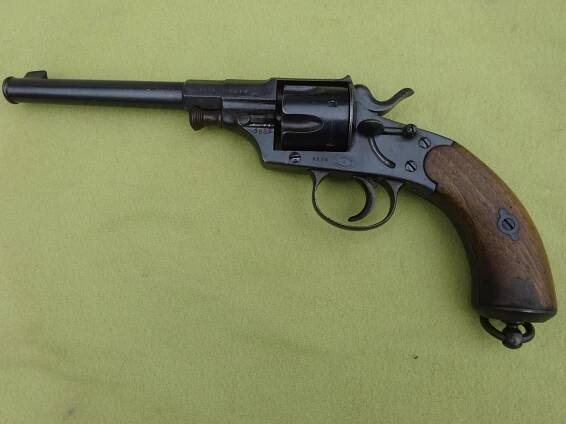 Německý největší vojenský revolver M1879- Reichsrevolver, 10,6 mm CF!