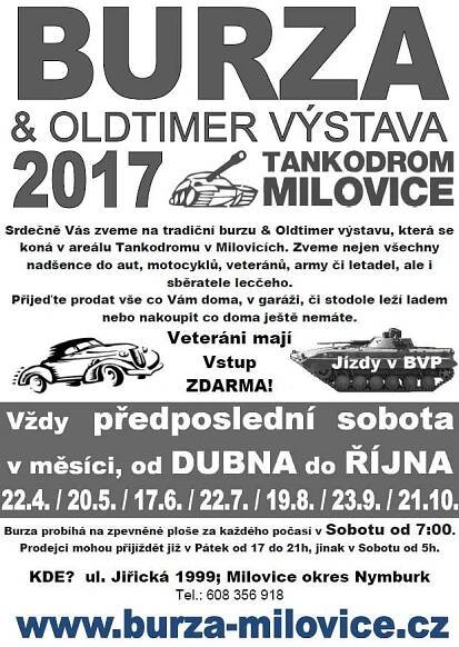 Burza & Oldtimer výstava tankodrom Milovice - kalendář akcí - motozábava.cz 
