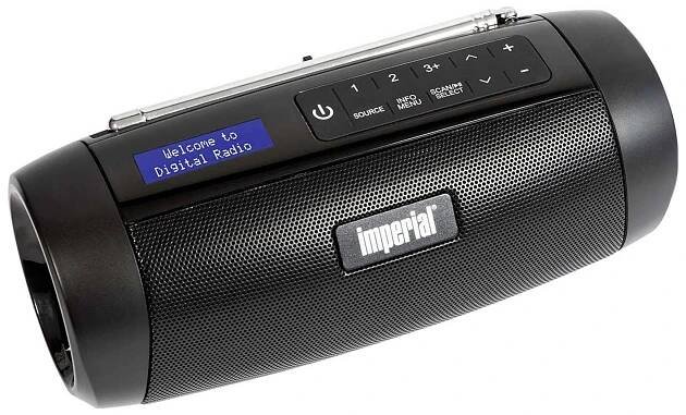 Imperial Imperial DABMAN GO DAB+ / FM Kompaktradio Schwarz 22-316-00 outdoorové rádio, černá