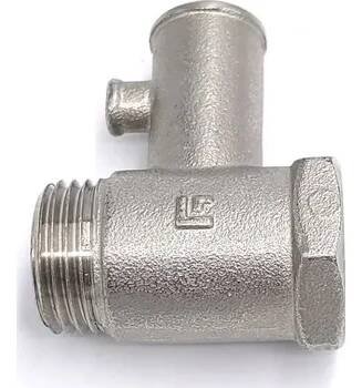 Pojistný ventil 1/2" 6 bar, vnitřní - vnější závit, 40mm délka