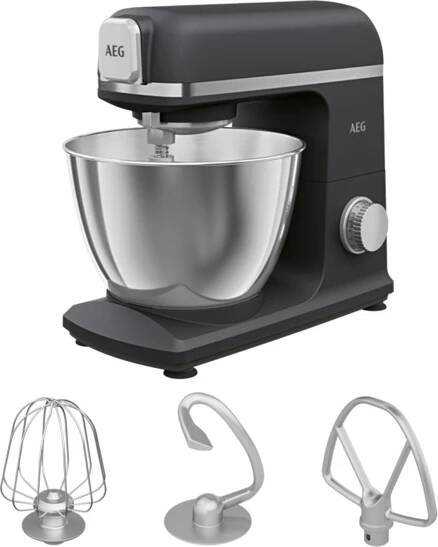 AEG KM5-1-4BPT Deli 5 Kuchyňský robot 5 l Pulzní funkce Ochrana proti stříkající vodě Black Pearl