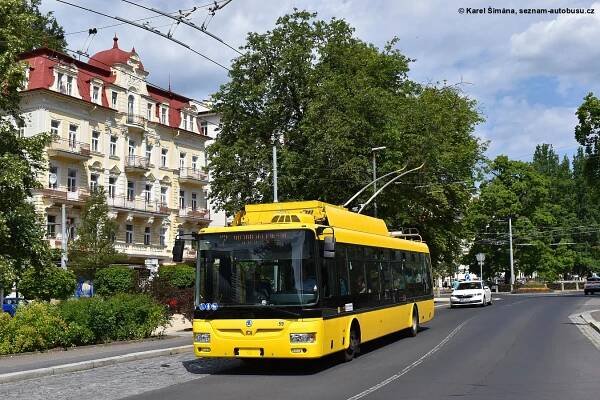 Fotografie Škoda 30 Tr 59 MĚSTSKÁ DOPRAVA Mariánské Lázně