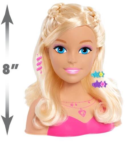 Barbie česací hlava - blonďatá | Bambule Království hraček
