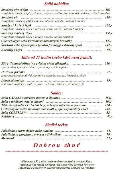 U lišky | Restaurace U Lišky | Gastronomie a noční život