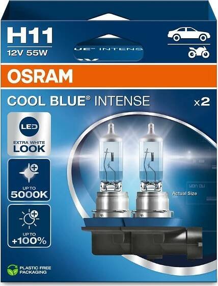 OSRAM Cool Blue Intense 64211CBN-2HB H11 12V 62W 2 ks