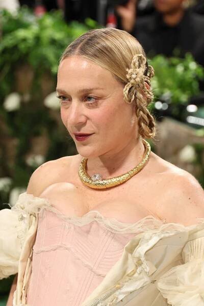 Image may contain Chloë Sevigny Person Accessories Jewelry Necklace Adult and Wedding