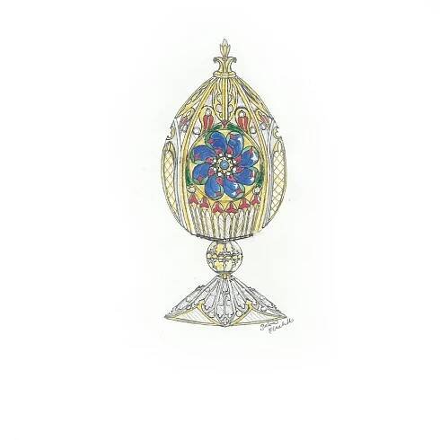 Luxusní klenot "Gotika" se zlatou uncovou mincí Gustav Fabergé proof | Česká mincovna