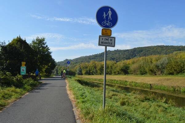Moravská stezka - cyklovýlet - Špacírek s dětmi