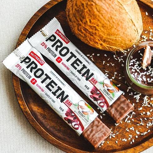 NUTREND Protein Bar Vanilka v mléčné čokoládě velikost: 55 g : ALTISPORT.cz