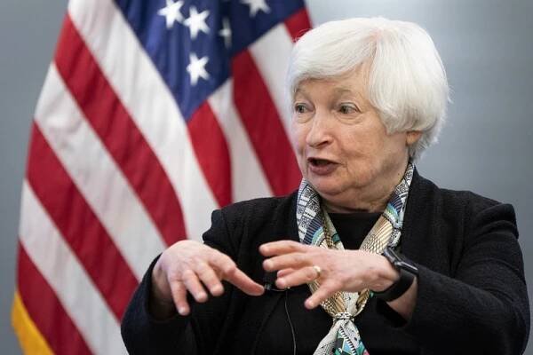 Americká ministryně financí Janet Yellenová 