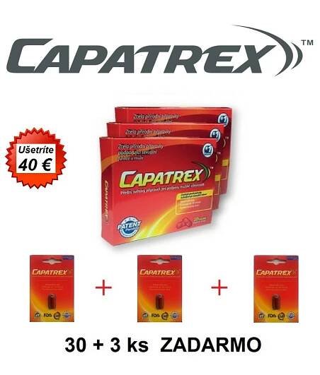 CAPATREX balenie po 3x10 toboliek doprava ZADARMO