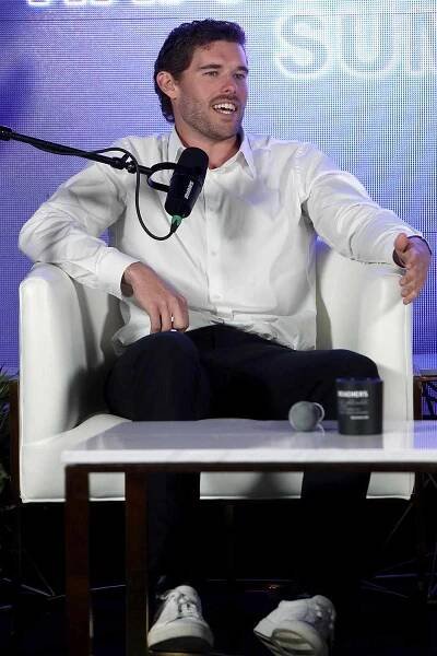 Christopher Schwarzenegger attends The Beacher Vitality Happy & Healthy Summit at The Hollywood Roosevelt on May 10, 2025 in Los Angeles, California