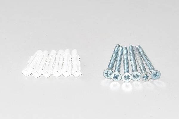 Kotvící materiál pro nástěnné regály přídavné - výška 100 cm českéregály.cz