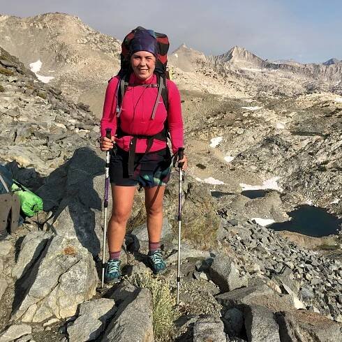 Pacific Crest Trail: Saskia am Mather Pass (© Saskia Haun)