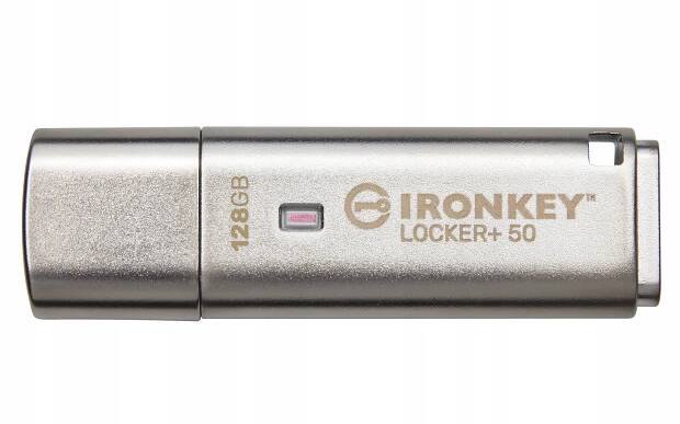 Kingston Technology IronKey Locker+ 50 USB flash disk 128 GB USB Typ-A 3.2 Gen