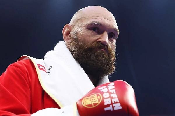 Tyson Fury at Kingdom Arena on Dec. 21, 2024 in Riyadh, Saudi Arabia