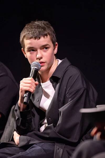 Owen Cooper at a Q&A for Netflix's 