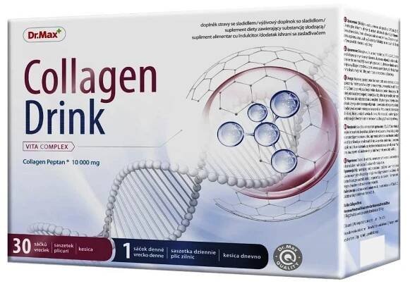 Dr. Max Collagen Drink - 29 sáčků !! (originální balení 30 sáčků) - Lékárna a zdraví