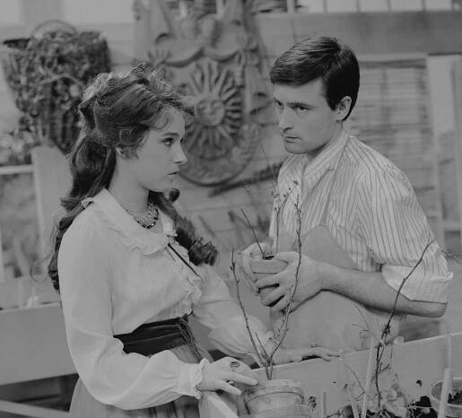 Modrý kosatec - Z filmu - Jana Bermanová, Ivan Richter