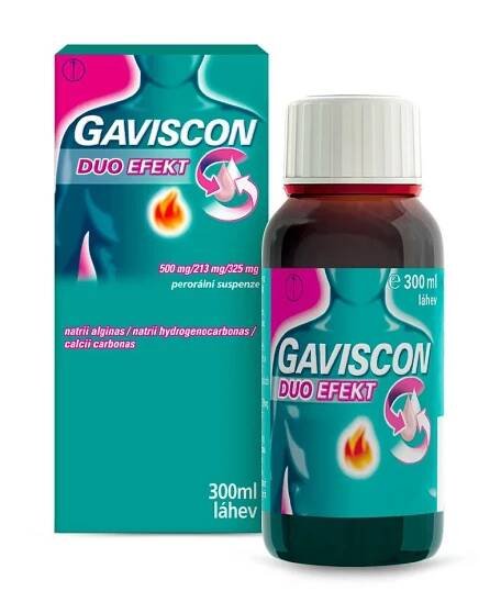 Gaviscon Duo Efekt suspenze 300 ml