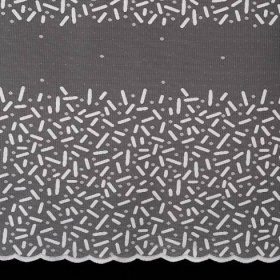 Metrážová záclona Charli - Vyber výšku (cm): 40, Vyberte šití a stužku: bez obšití