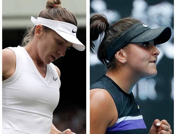 Bianca Andreescuová - Simona Halepová