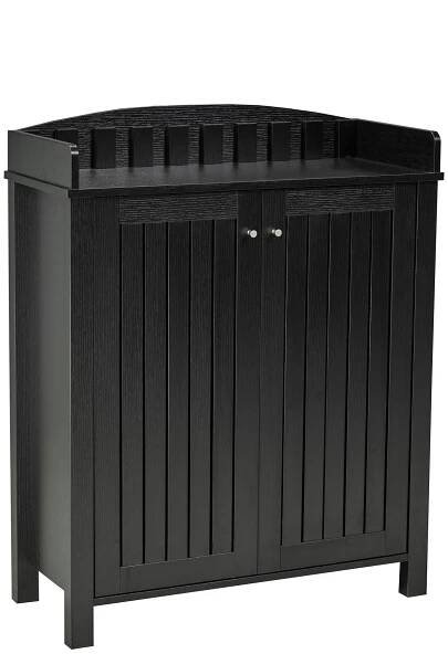 SHOE CABINET - BLACK - 151154-BLK