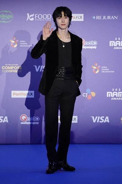 
OSAKA, JAPAN - Actor Kwak Dong-yeon arrives at the 2024 MAMA Awards - Chapter 1 at Kyocera Dome on November 22, 2024 in Osaka, Japan. (Photo by Christopher Jue/Getty Images)